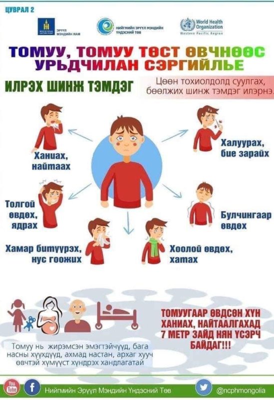 Томуу, томуу төст өвчнөөс урьдчилан сэргийлье